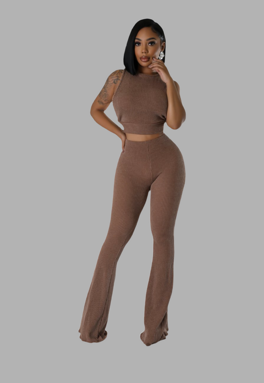 Mocha Pant Set