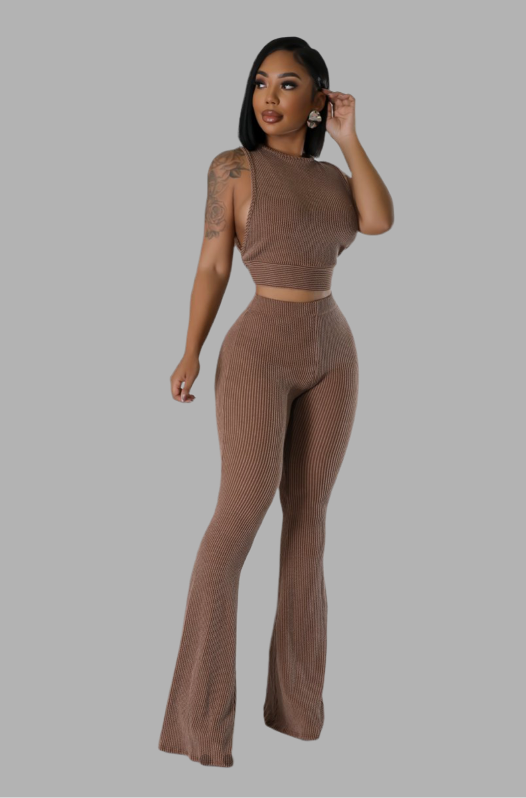Mocha Pant Set