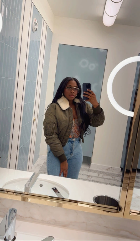 Fly Girl Aviator Bomber